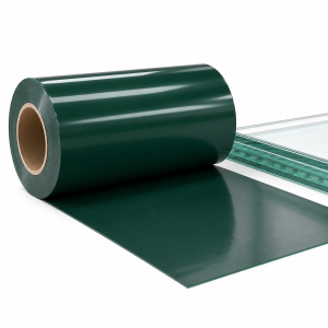 چسب دما بالا Green یونکس عرض 1 متر طول 33 متر مناسب صنعت شیشه و حرارت بالا