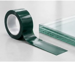 چسب دما بالا Green یونکس عرض 5سانتی متر طول 33 متر مناسب صنعت شیشه و حرارت بالا