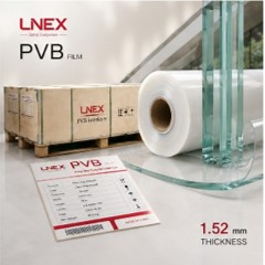 طلق لمینت پی وی بی ساختمانی شفاف ضخامت 1.52 P.V.B FILM