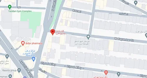 کیان-پارس-دینا-یونکس-Google-Maps